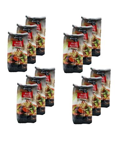 Exotic Food Pack of 12 Rice Noodles - 250g Bag