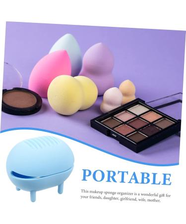 Beaupretty Silicone Makeup Holder egg storage skin care organizer holder sponge holder storage cosmetic egg silicone - Silica gel travel carrying Make Up Sponge - Buy Online on GoSupps.com