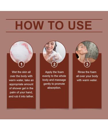  QPJUVC Sebum and Honey Shower Gel - Moisturizing shower gel with sebum and willow ox honey for rough and dry skin - Nourishing nourishing and gently cleansing with aloe vera (3) - Buy Online on GoSupps.com