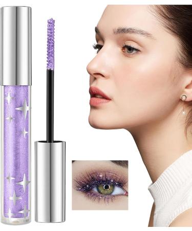 Long-lasting Mascara Glitter Eyelash Mascara Glitter Eyeshadow Mascara Thick Shiny Mascara For Long Eyelashes Glitter Curling Extension Mascara Beauty Shiny Makeup For Eye Cosmetics - Buy Online on GoSupps.com