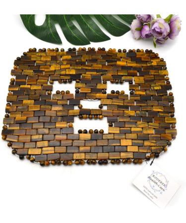 Jade Ice Sleeping Mask - Relieve Face & Eye Puffiness | Anti-Wrinkle Therapy | Yoga Meditation Tools (Tiger's Eye Jade) - Shop Globally - Buy Online on GoSupps.com