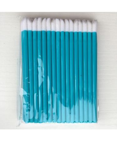 Eyemix Microblading Microfiber Lint Remover Lip Cleaning Sticks (Pack of 100) - Turquoise