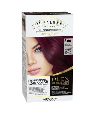 Alfaparf Milano Il Salone Plex Rebuilder Color Kit 6.66 Rouge Intense - coloration permanente en cr me