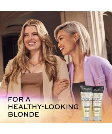 John Frieda Sheer Blonde Highlight Activating Moisturising Shampoo and Moisturising Conditioner Duo Value Bundle for Naturaland Colour - Treated Blonde Hair 2 x 500 ml 1 l (Pack of 1) - Buy Online on GoSupps.com
