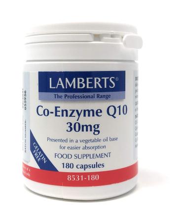 Lamberts Healthcare Co-Enzyme Q10 30mg 180 veg. Capsules
