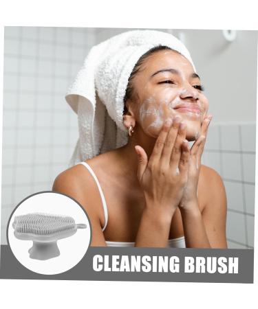 Didiseaon Face Brush Face Scrubber Face Exfoliator Face Exfoliation Brush Facial Brush Silicone Bath Scrubber Bath Brush Multifunctional Brush Deep Cleaning Man Silica Gel - Buy Online on GoSupps.com