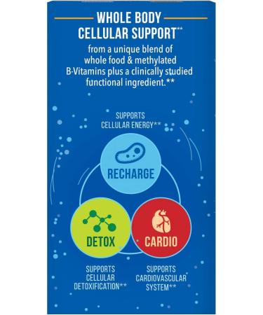 Country Life Whole Food B-Vitamin Cellular Detox - 30 Vegan Capsules for Optimal Health - Buy Online on GoSupps.com