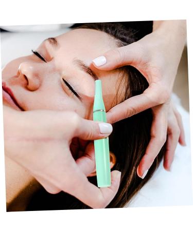 1 PC Electric Eyebrow Trimmer & Facial Hair Removal Tool - Safe Portable Green Epilator for Perfect Grooming - Buy Online on GoSupps.com