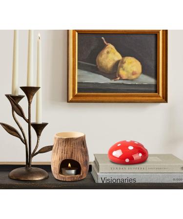 Milkwax Warmer for Essential Oils | Ceramic Wax & Fragrance Melting Burner - Red Wax Warmer - Buy Online on GoSupps.com