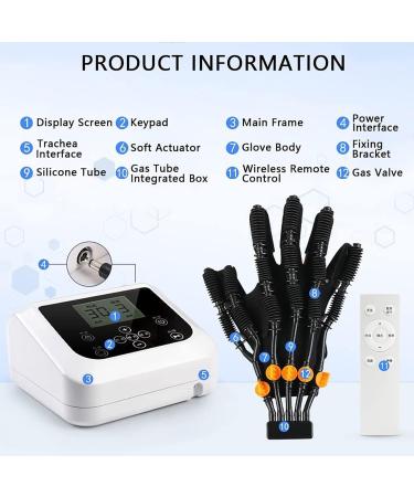 ZZBB Rehabilitation Robot Gloves Finger Wrist Training Equipment Finger Trainer for Hand Functional Impairment/Hemiplegia/Stroke Hand Splint Right Small - Buy Online on GoSupps.com
