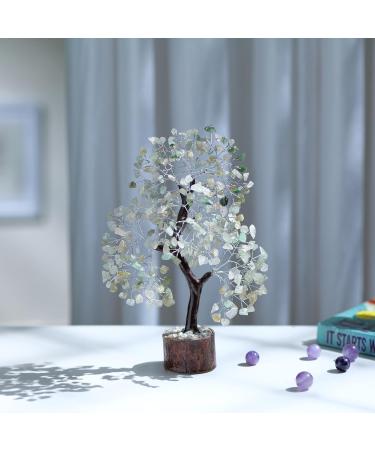 Jade Stone Bonsai Tree: Real Crystals & Healing Stones - Spiritual Gifts for Women, Desk Decor for Living Room & Office - Green Jade Tree - Buy Online on GoSupps.com