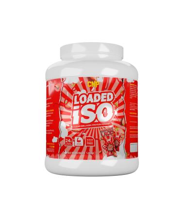 CNP Professional Loaded ISO Clear Collagen Protein Powder 24g Protein 1.8kg 60 Servings Gluten & Lactose Free 5 Great Tasting Flavours (Strawberry Laces) Strawberry Laces 1.8kg