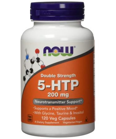 5-HTP 200 mg - 120 Veg Capsules by NOW
