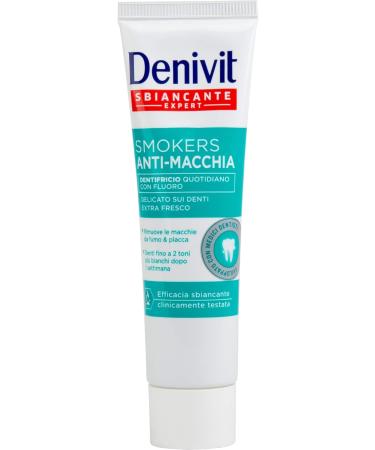 Denivit Teeth Whitening Toothpaste - White/Smoke Colors 50 ml | International Shipping Available - Buy Online on GoSupps.com