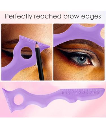 Wing Eyeliner Stencils - Silicone Women Lip Applicator - Beginner-Friendly Lip Stencils Portable Shaping Tool for Girls Littryee Purple - Buy Online on GoSupps.com