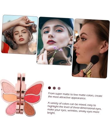 Healeved 3 Pcs Eyeshadow Palette Blushers for Face Makeup Palettes Glitter Eye Shadow Naked Eyeshadow Abs 1 count (Pack of 1) As Shown 2x3pcs - Buy Online on GoSupps.com