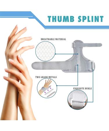 ZTL Thumb Splint Brace for Trigger Thumb & Wrist Stabilization - Pain Relief for Arthritis Tendonitis Sprains & Carpal Tunnel - Reversible for Left or Right Hand - Buy Online on GoSupps.com