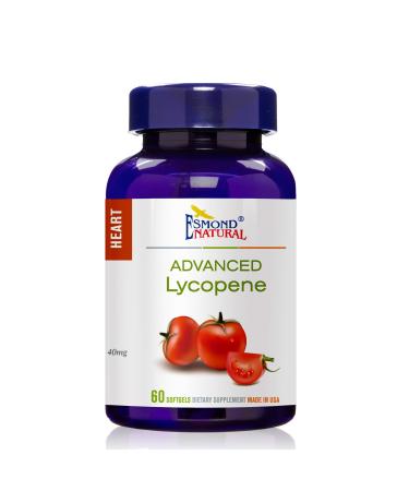Esmond Natural: Advanced Lycopene (Supports Prostate and Hearth Health), GMP, Natural Product Assn Certified, Made in USA - 40mg, 60 Softgels 1