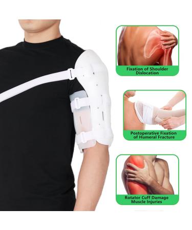 Buy Orthomen Humeral Shaft Fracture Splint - Lightweight Sarmiento Brace for Upper Arm & Shoulder - Breathable Support for Men & Women (S) - International Shipping Available - Buy Online on GoSupps.com