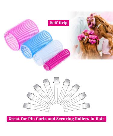 Anezus 60 Pcs Self-Grip Hair Rollers Set with Clips - Hair Curlers for Men and Women - Buy Online on GoSupps.com