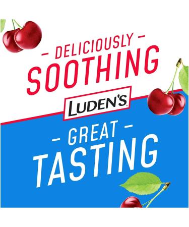 Luden's Sugar Free Wild Cherry Throat Drops Sore Throat Relief 25 Count (48 Pack) Wild Cherry 25 Count (Pack of 48) - Buy Online on GoSupps.com