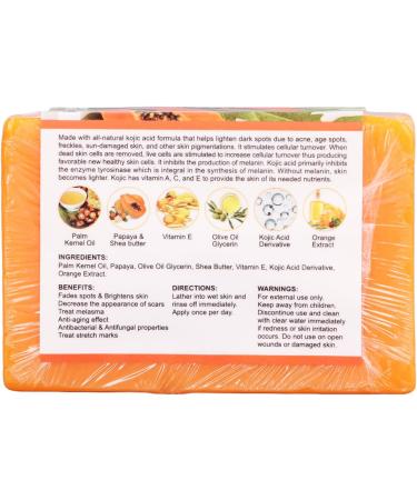 Kojic Acid Soap Kojic Soap Bar Skin Lightening Soap Bath Soap Fades Age Spots Freckles Rejuvenating for Dark Spots Patches Uneven Skin Tone Improve Dull Skin - Buy Online on GoSupps.com