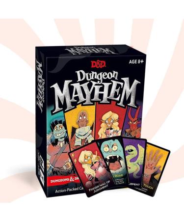 Dungeon Mayhem Card Game: Dungeons & Dragons | 24 Players | 120 Cards - Buy Online on GoSupps.com