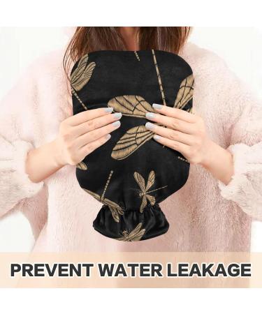 Golden Dragonflies BAP Free 2L Hot Water Bottle with Cover | Large Pain Relief & Hot/Cold Compress - Buy Online on GoSupps.com