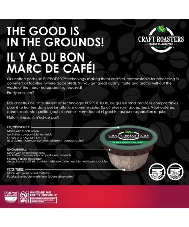 Club Coffee Craft Roasters French Roast - Dark Roast Single Serve Coffee K-Cup Pods Compostable Coffee Pods Keurig Brewer Compatible Rainforest Alliance Certified 120 Count (20 Count Pack of 6) French Roast - Dark Roast 120 count (Pack of 1) - Buy Online on GoSupps.com