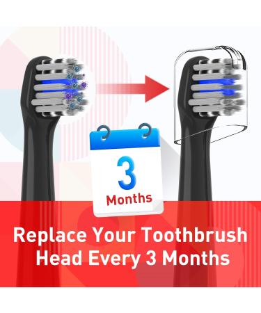 Replacement Toothbrush Heads for Colgate Hum - Smart Battery Electric Toothbrush 10 Count - Compatible Brush Heads (Black - Buy Online on GoSupps.com