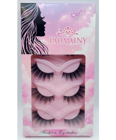 Shop Fluffy & Wispy Faux 3D Mink Lashes - 5 Pairs of 14mm Strip False Eyelashes in Black | International Shipping Available - Buy Online on GoSupps.com