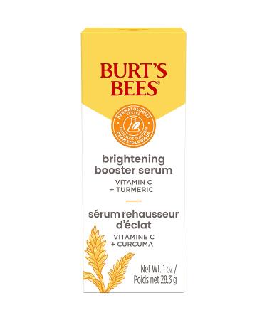Burt's Bees Vitamin C Turmeric Face Serum - Brightens Skin, Reduces Dark Spots & Wrinkles - Lightweight Hydrating Booster (1 oz) - Buy Online on GoSupps.com