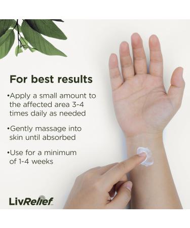 LivRelief Extra Strength Chronic Angry Pain Relief Cream with Arnica 50g - Buy Online on GoSupps.com