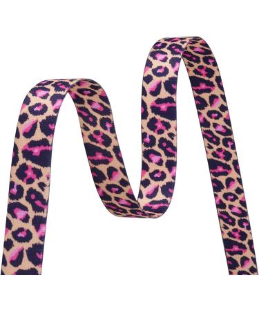 Mihqy Adjustable Dog Collar - Soft & Comfortable Bohemian Design for All Dog Sizes - Pink Leopard Pattern - Buy Online on GoSupps.com