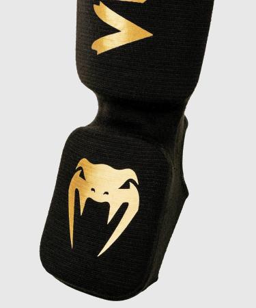 Venum Art Uni Kontact Shin and Foot Guard XL - Black/Gold | International Shipping Available - Buy Online on GoSupps.com