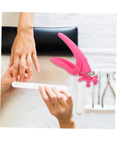 Housoutil Trimmer Fake Nails Faux Nail Clippers Nail Art Clipper Manicure Nail Extended Nail Clipper Nails Clipper False Clipper Nail Tips Pink Nail Portable Stainless Steel - Buy Online on GoSupps.com