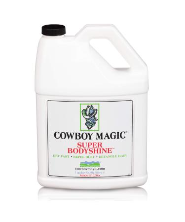 COWBOY MAGIC Super Bodyshine FAST DRY REPEL DUST DETANGLE HAIR Refill Gallon