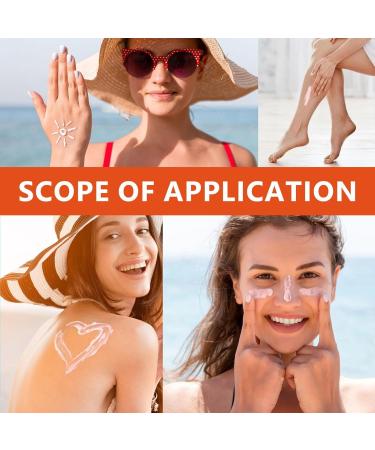 Buhygn Sunscreen Travel Protector Lightweight Moisturizing Sunscreen Present of Care Allround Outdoor Shield 50ml for Outdoor Activities Travel Sports and Summer Use - Buy Online on GoSupps.com