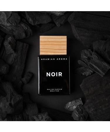 Arabian Aroma Noir Men's Perfume | Premium Perfume for Men with Long Lasting Fragrance | Amber Rose Saffron and Leather Notes | Extrait De Perfume | Long Lasting Perfume for Men (50ml) - Buy Online on GoSupps.com