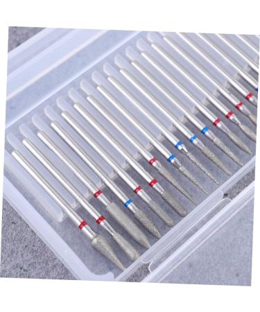 Beatifufu 1 Box Nail Art Kit Nail Care Polishing Drill Manicure Tools Grinding Head for Nail Cylinder Head Nail Goue Diamond Nail Drill Bits Manicure Head Set To Rotate Polisher - Buy Online on GoSupps.com