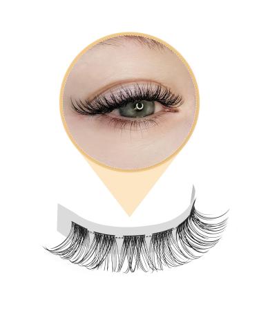 Buy Naturally D Curl 14mm Eyelash Clusters - Individual Segments for DIY Extensions | Single Quewel Lashes - Buy Online on GoSupps.com