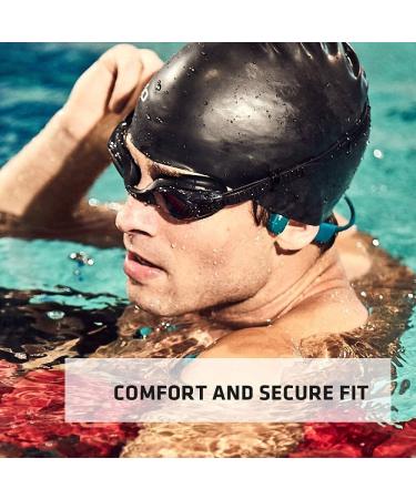 Aftershokz Xtrainerz Waterproof MP3 Player | Open-Ear Bone Conduction Headphones | Wireless Bluetooth-Free 4GB Memory - Lightweight 30g in Sapphire Blue - Buy Online on GoSupps.com