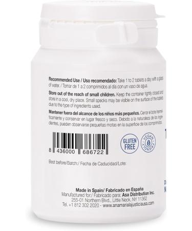 Ana Mar a Lajusticia TRYPTOPHANE Plus ASHWAGANDHA Supplement + RHODIOLA & Magnesium 60 TABS, Vegan, Gluten Free, Kosher, Halal, Lactose Free, 600 mg, Support Strees, Relief, Energy and Sleep. - Buy Online on GoSupps.com