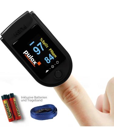 Buy Pulse Oximeter Pulox PO-200A - SpO2 Pulse & PI Monitor with Alarm & Accessory Set | Fast International Shipping - Buy Online on GoSupps.com