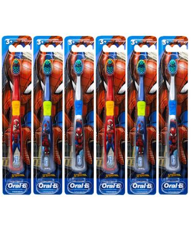 Colgate Marvel Spider-Man Toothbrush 3+ YRS Extra Soft (Colors & Characters Very) - Pack of 6