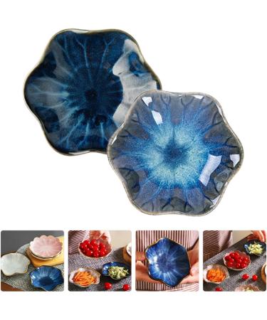 Alipis 2pcs Bowl Vinegar Snack Dip Soup Chili Side BBQ Kitchen Bowls Shaped Dipping Ceramics Container As Shown 11x5.5cm - Buy Online on GoSupps.com