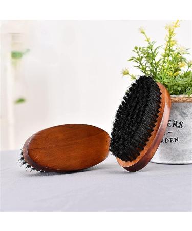 Shoe Brush Solid Wood 11cm Long Oval Theaceae Brush Onecolor - Buy Online on GoSupps.com