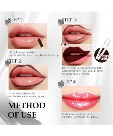  Prreal Prereal Peel Off Lip Pencil - With tweezer transfer-proof - Waterproof long-lasting - Highly pigmented matte finish (02 - Buy Online on GoSupps.com