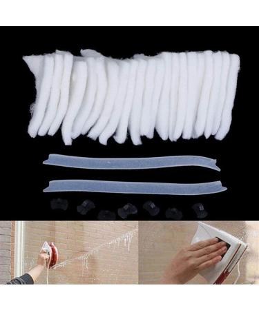 10 Set Replacement Sponge Cleaner for Washing Window Glass Magnetic Window Cleaning Brush Replacement Sponge - Buy Online on GoSupps.com