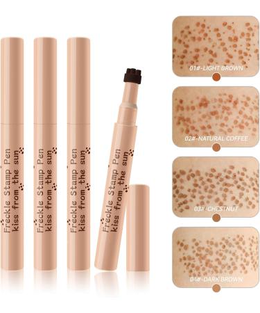 06 Freckle Pen liquid natural freckles pen waterproof liquid freckles makeup fake freckle stamping pen lifelike fakes 03Chestnut - Buy Online on GoSupps.com